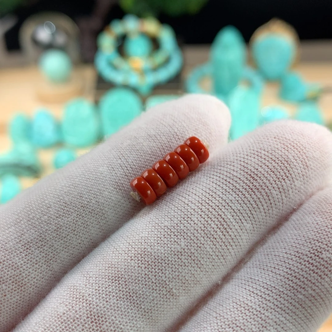 南红玛瑙配珠卡5.5未镶嵌