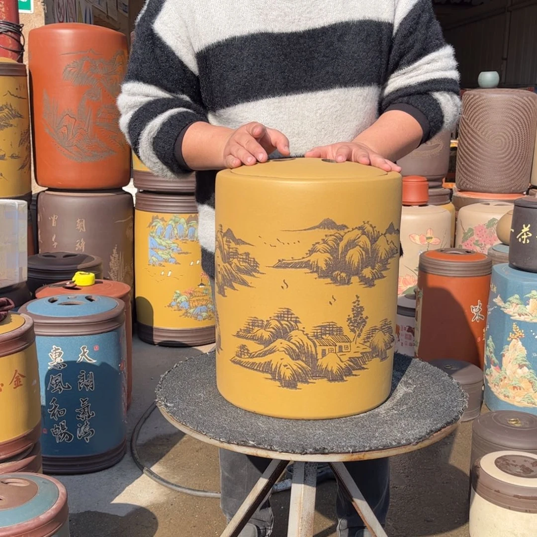 紫砂茶叶罐茶叶罐