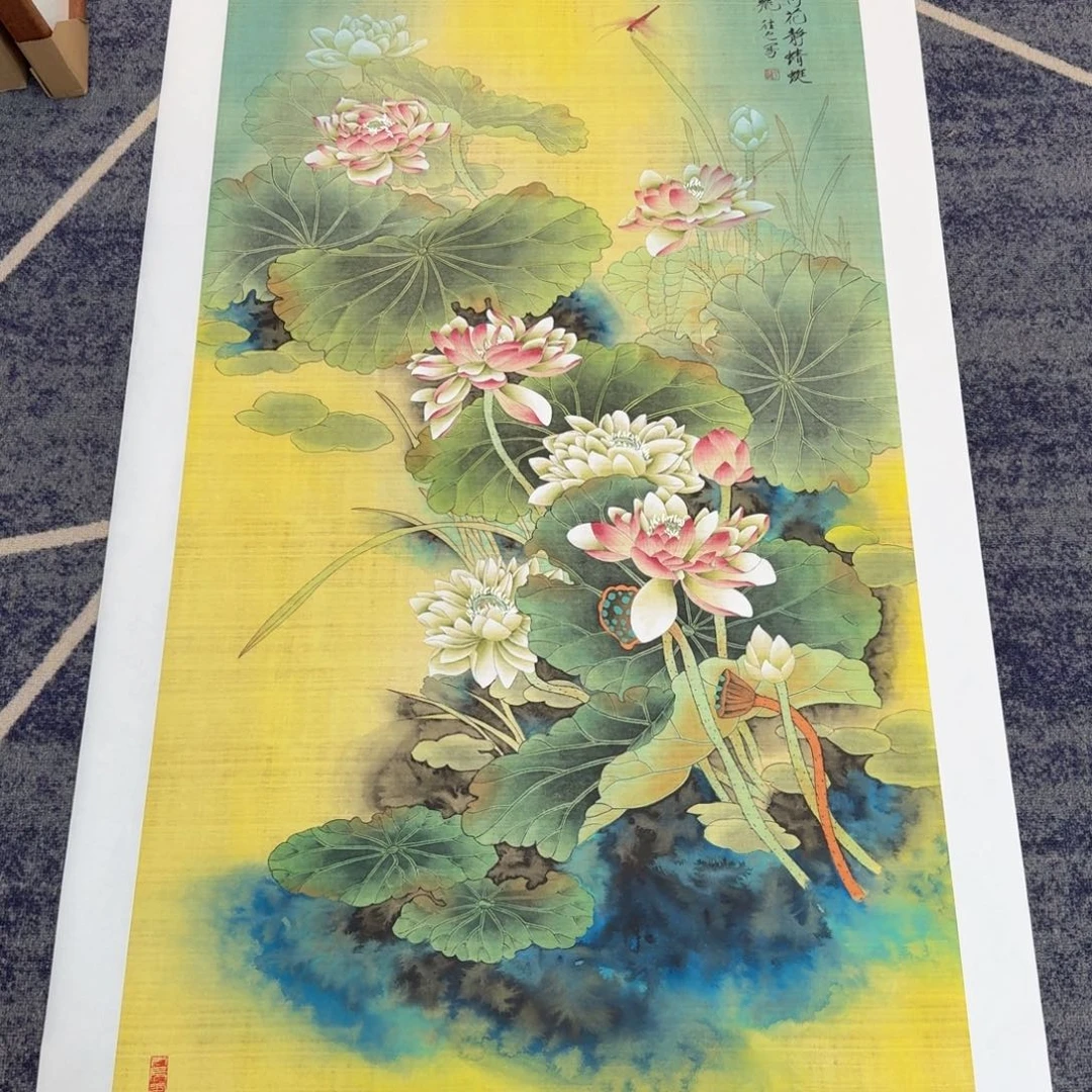国画国画作品山水花鸟