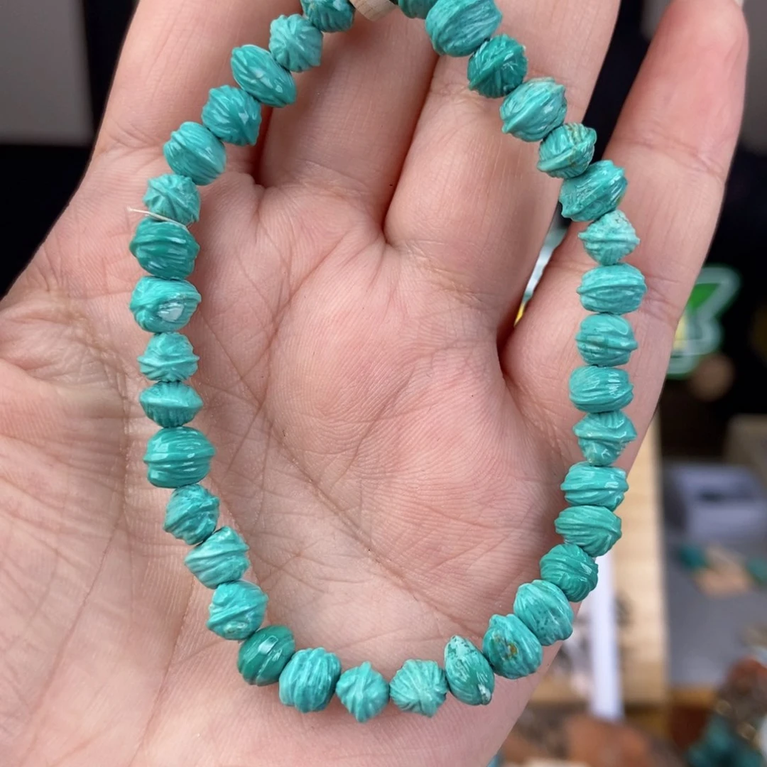 未镶嵌绿松石珠宝奇石