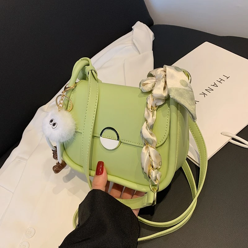 夏季包包潮流高级感百搭斜挎包轻奢腋下包女夏2025新款时尚小方包