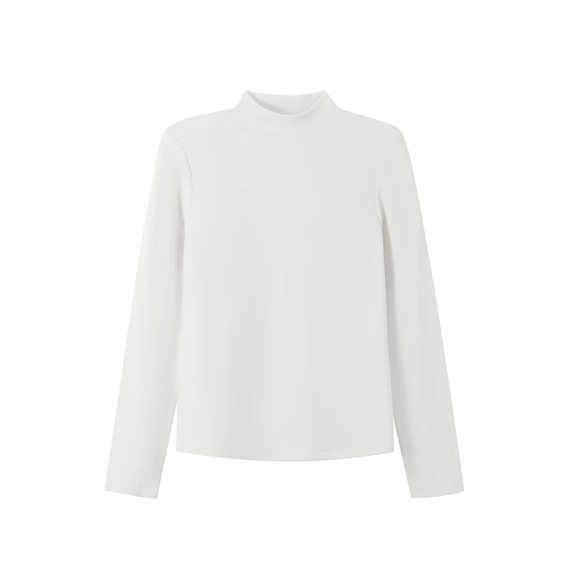 东洋纺升级版德绒 女士0.7毫米超细膨体抗菌发热依翡丝半高领