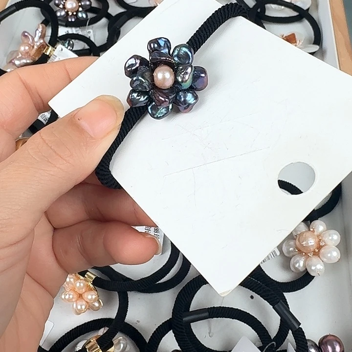 淡水珍珠发饰未镶嵌