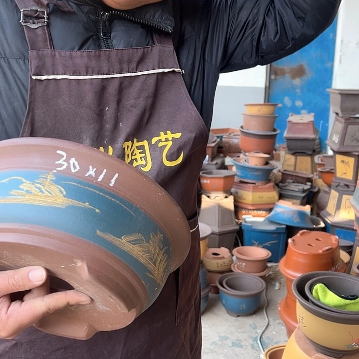 紫砂花盆不好意思哈哈哈我也