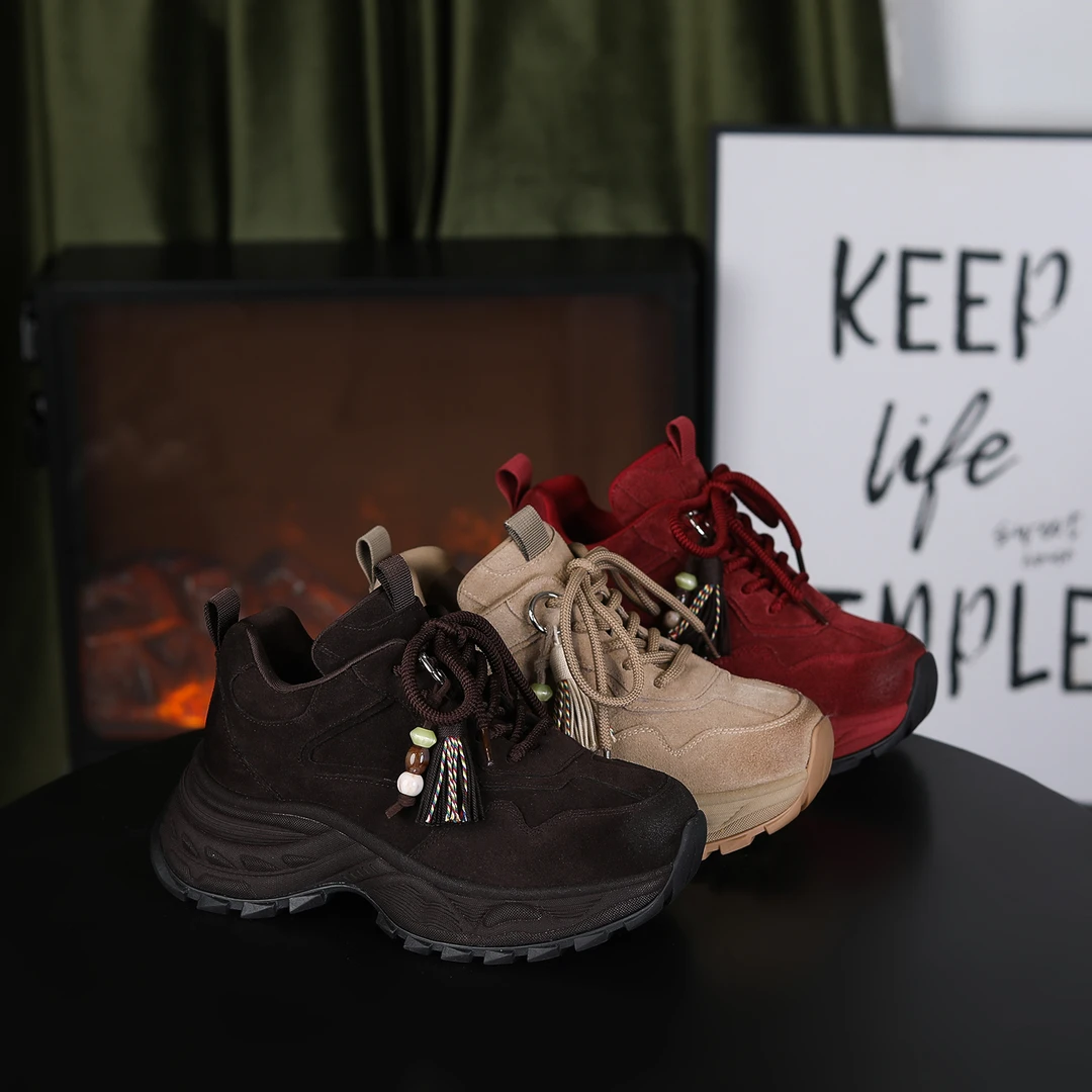 【阿布女鞋●绯色】增高7cm时尚潮流百搭女士休闲鞋251730