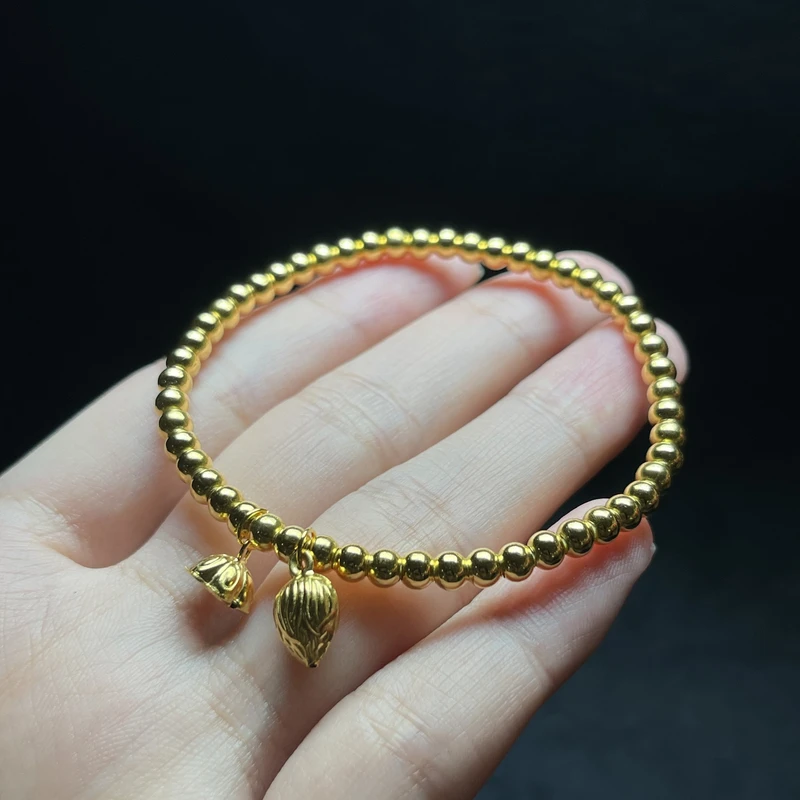 足银银制品 【小魏总返场福利】足银两世欢手串（3mm ）