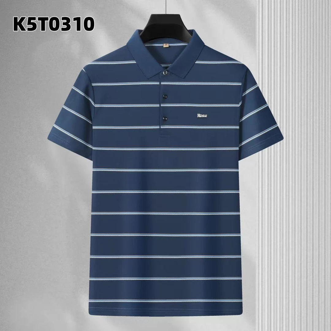 数量不多的双丝光品质男士POLO领T恤衫浮力款