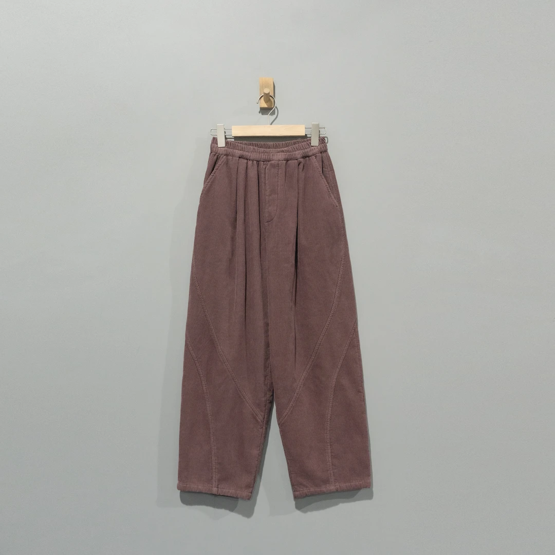 【且听风吟】0212185灯芯绒棉分割加绒加厚休闲裤 裤长100 臀围116