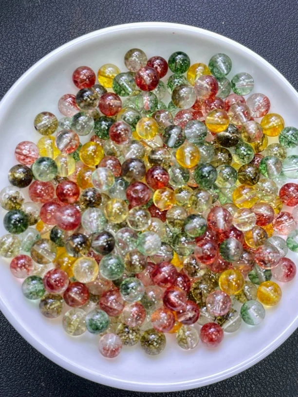 天然珠宝玉石 超七多宝散珠Y2001  12MM 10颗（赠弹力绳）