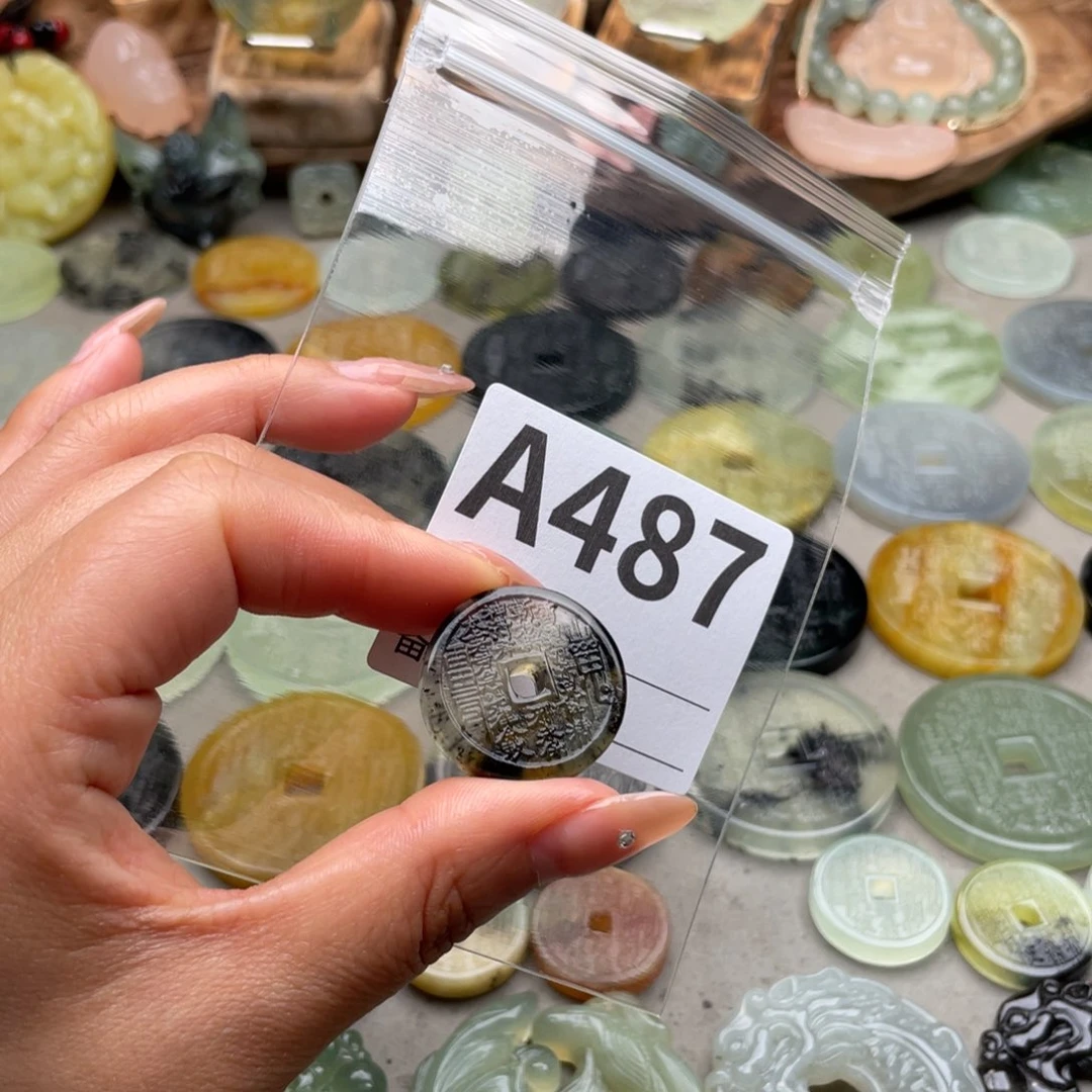 夜***灬蛇纹石玉未镶嵌颈饰