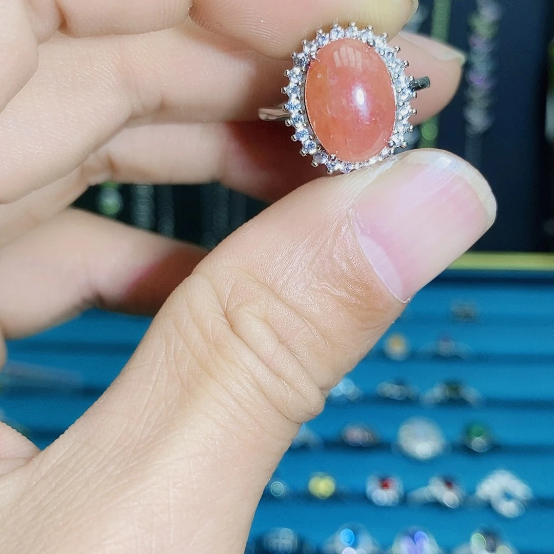 紫晶珠宝半成品银S925镶嵌