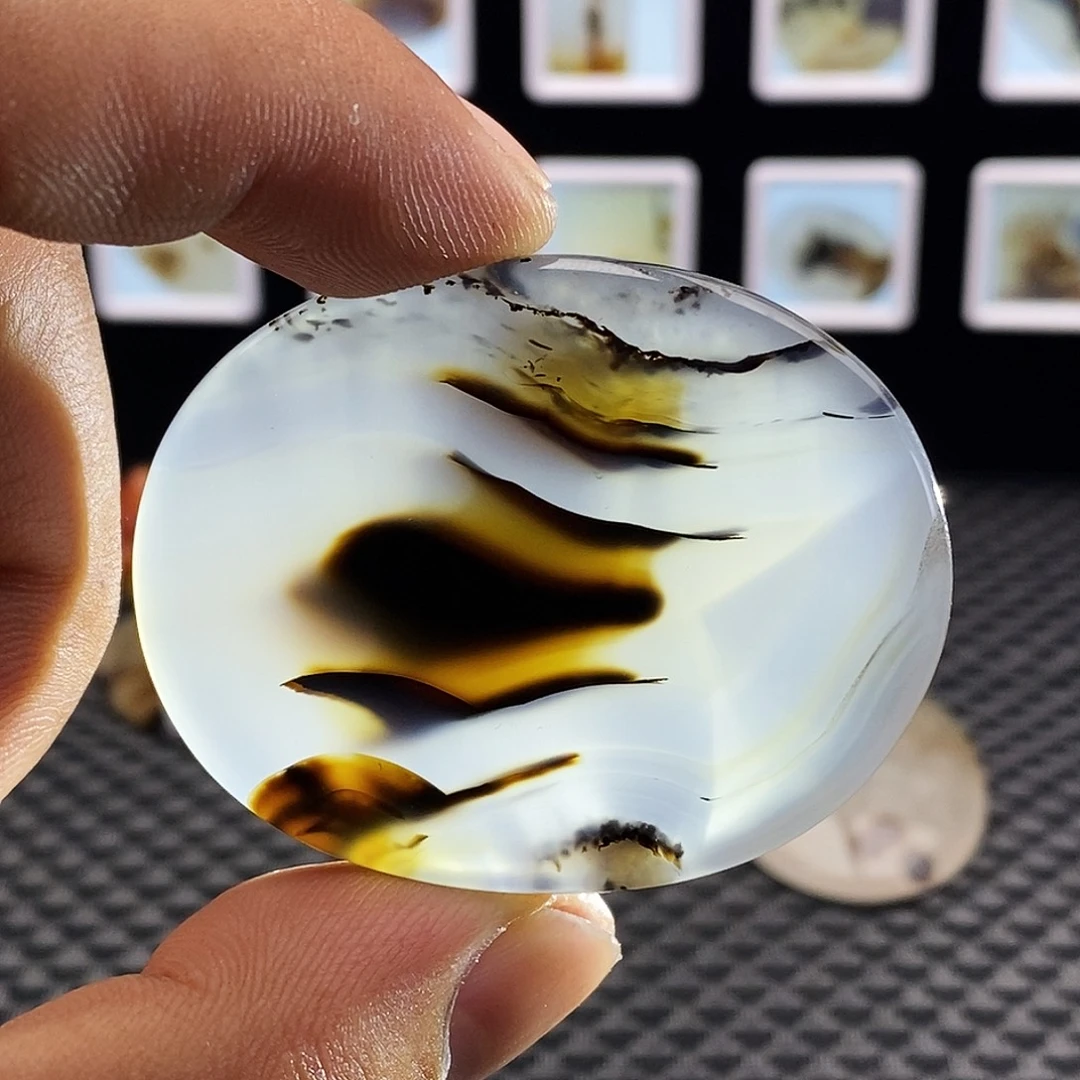 光****玛瑙/玉髓未镶嵌吊坠(不含链)