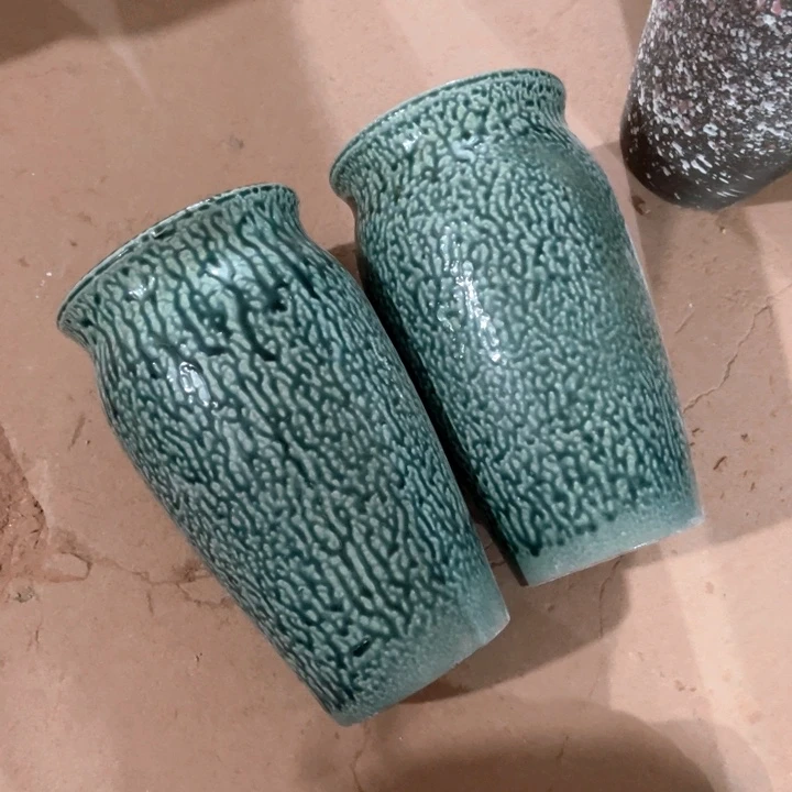 紫砂花盆口径14高度26两只正品