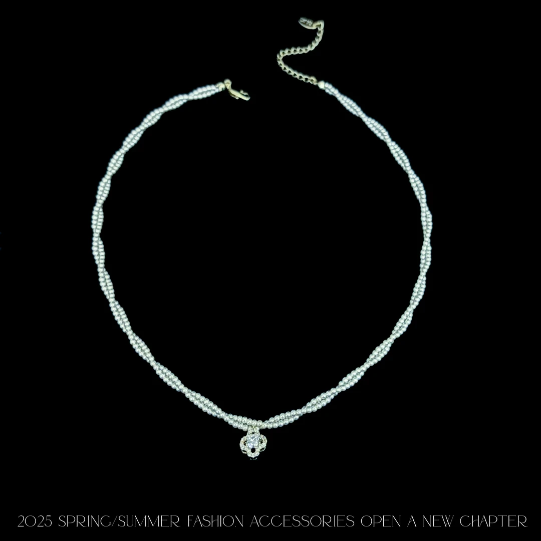 铜合金仿珍珠项链 镀k金 2025款C5222【玛丽回忆】AUYING MUMU 项链