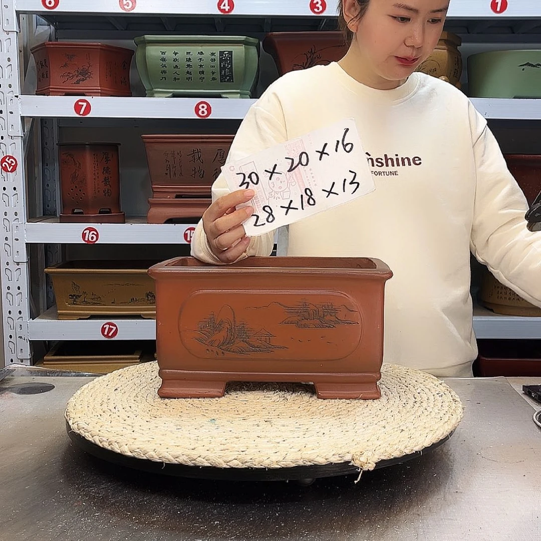 紫砂花盆紫砂花盆