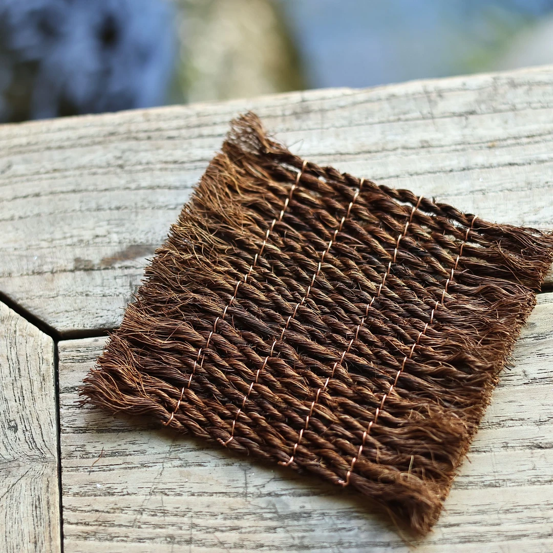 【柿间浅憩】全手工*细棕垫*杯垫*茶道