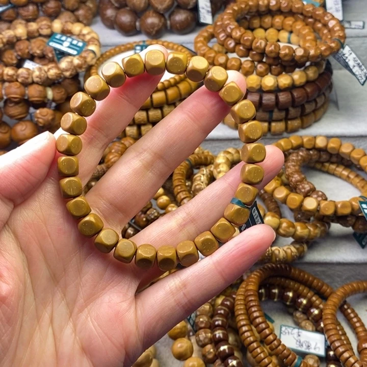 紫金鼠手串毕业实心六方卡7