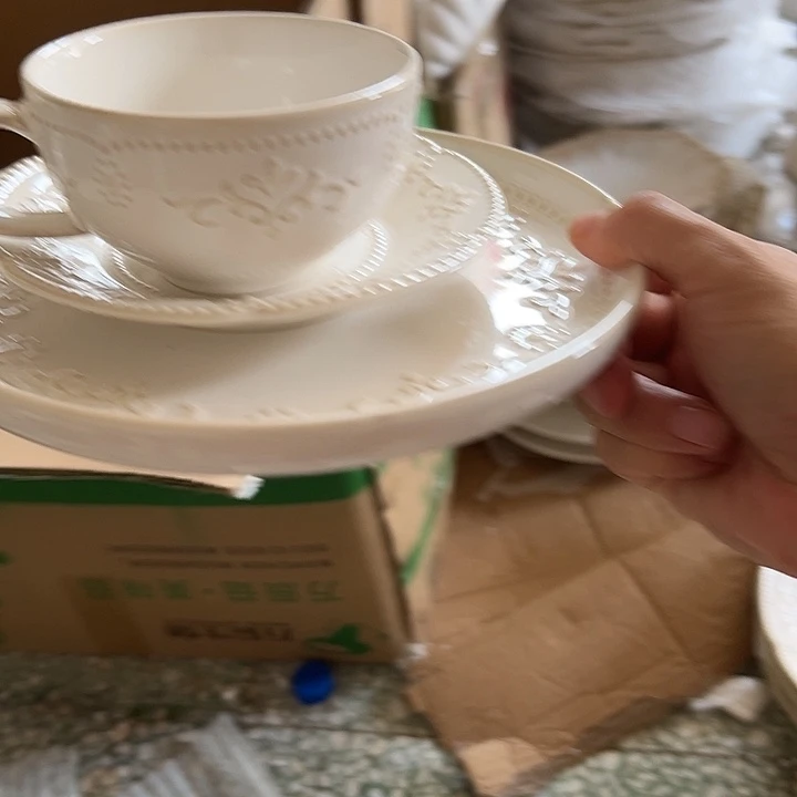 瓷片默认瑕疵商品花溪园➕杯碟