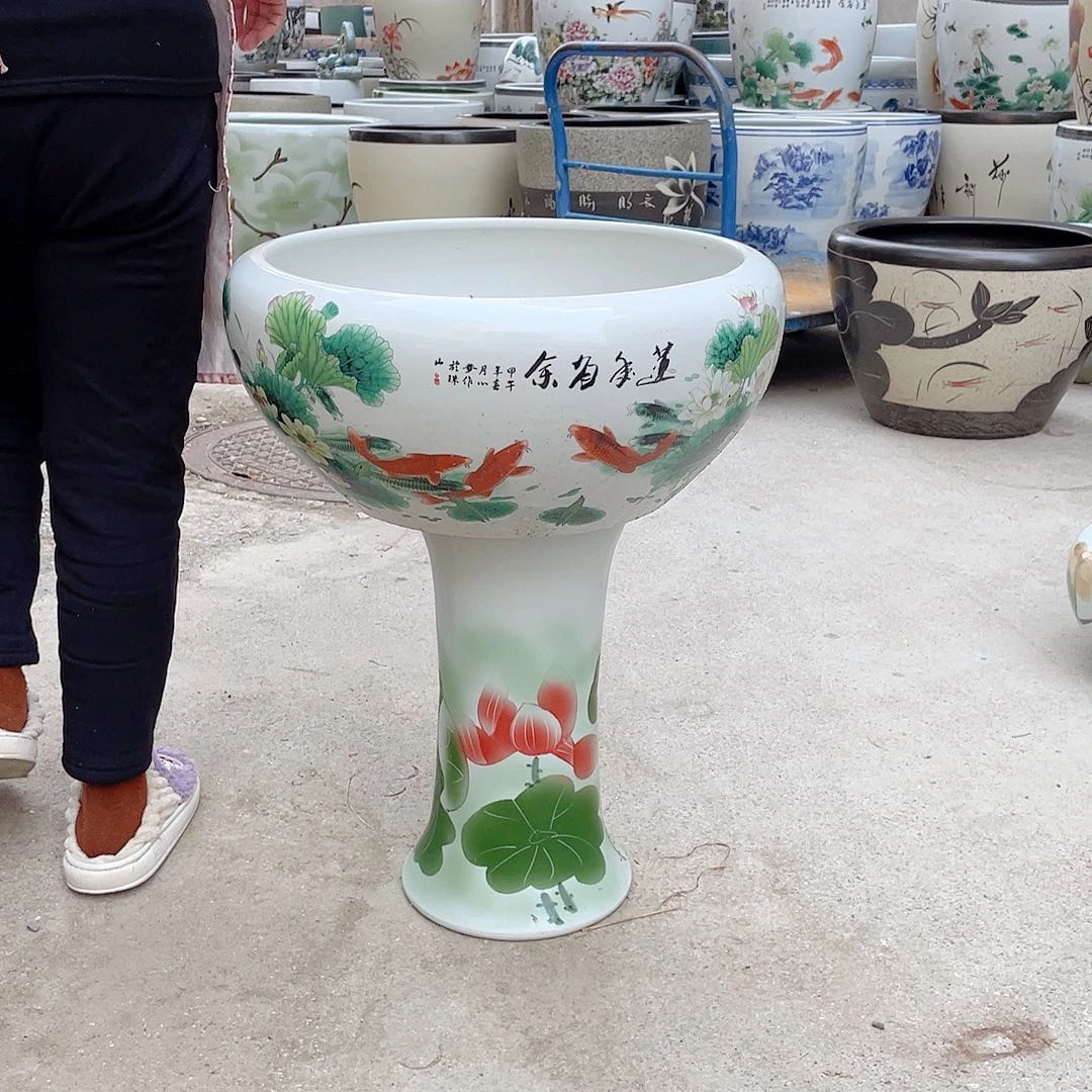 景德镇陶瓷鱼缸景德镇陶瓷鱼缸