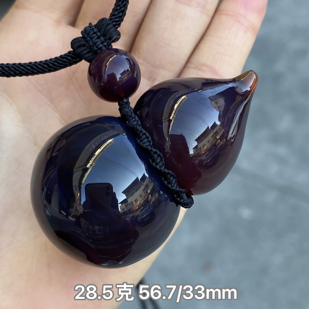 【小伊琥珀】28.5克黑加仑葫芦