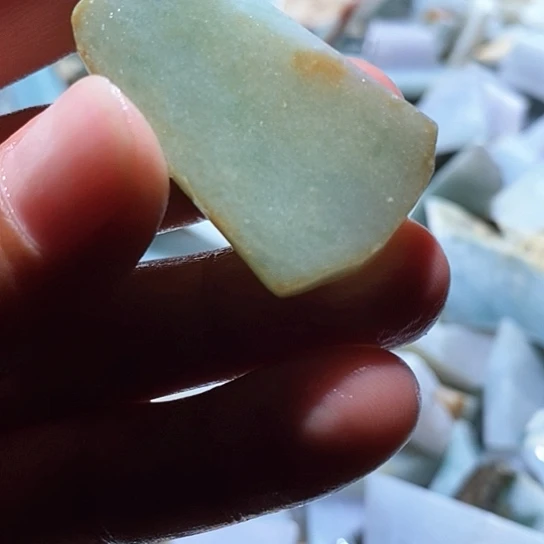 散珠翡翠边角料132