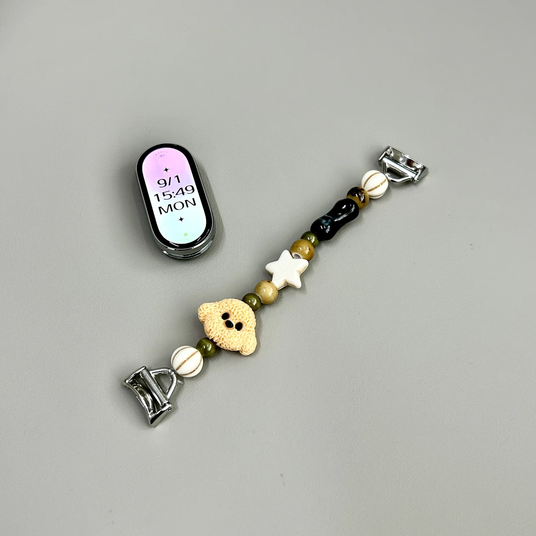 卡其适用小米手环10表带9pro小米9/8手环8pro表带新款小米6/7腕带