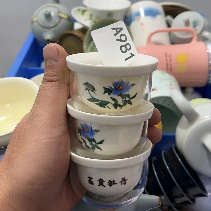 茶具默认微瑕瓷器、茶具、壶、摆件，介意勿拍