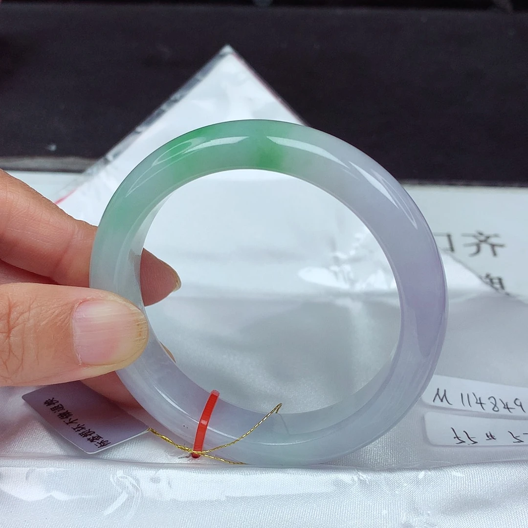 未镶嵌手镯翡翠55圈4849