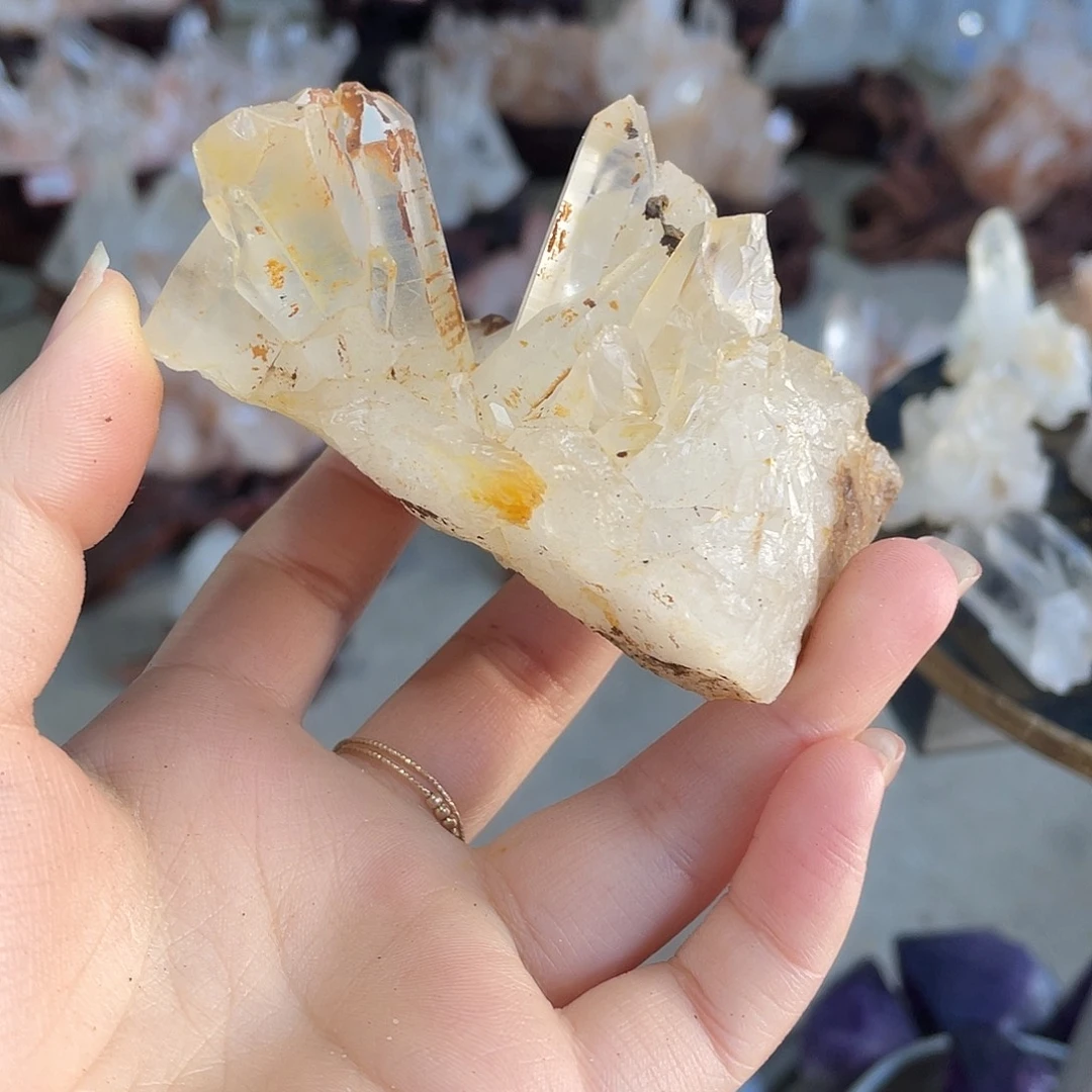 水晶珠宝半成品银S925镶嵌