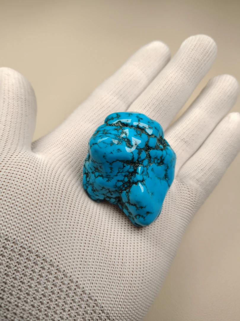 湖北原矿洞子沟随形手把件