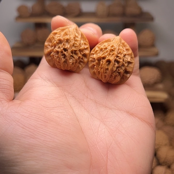 文玩核桃吊坠野生小狮子