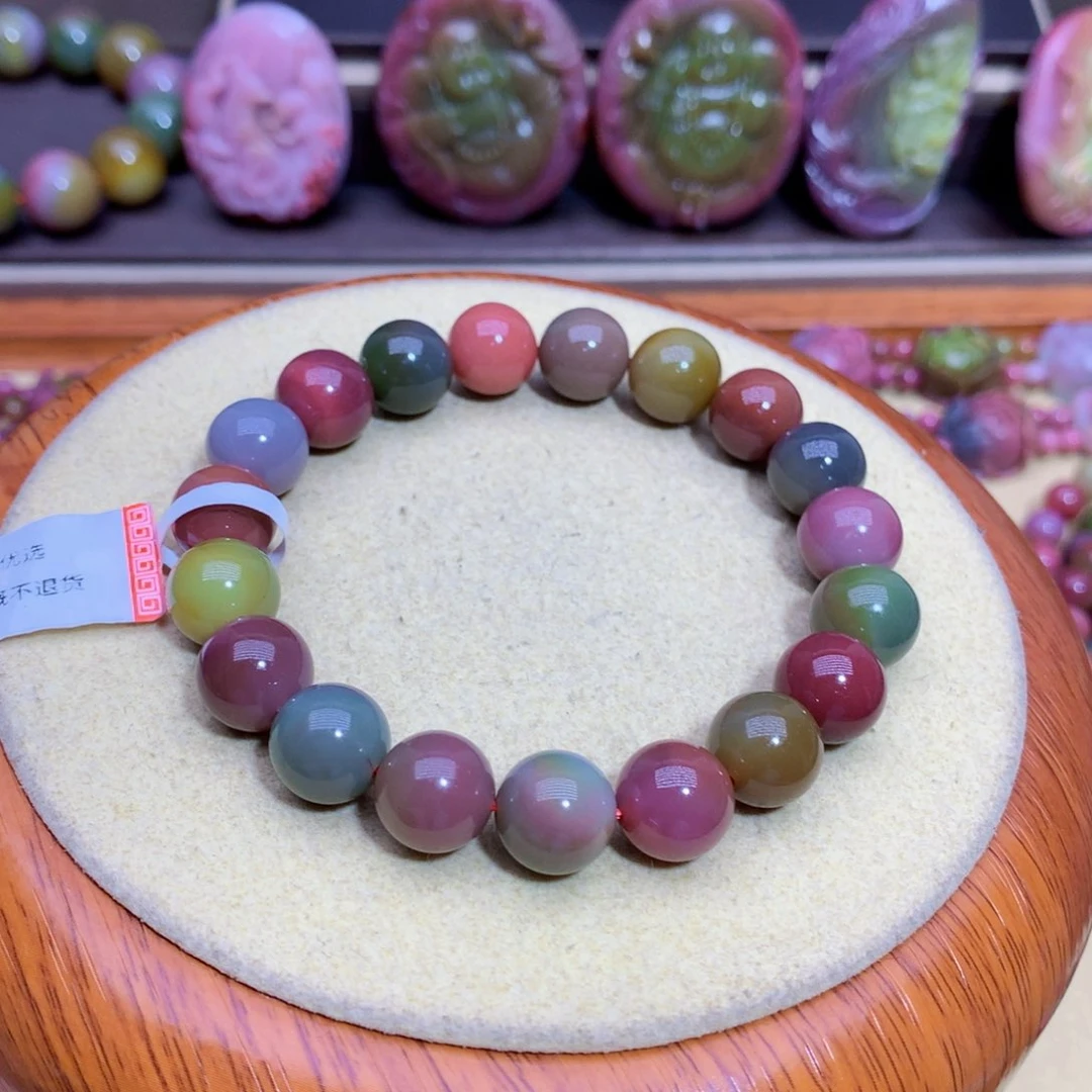 玛瑙手链未镶嵌好****）盐源