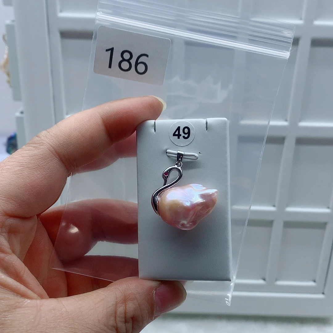 吊坠(不含链)淡水珍珠合金