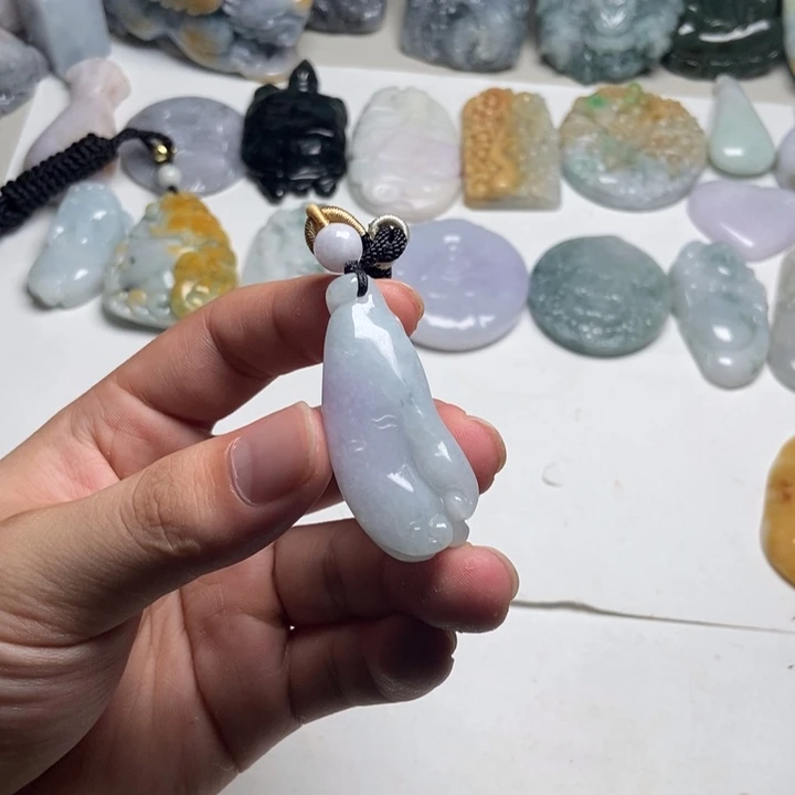 未镶嵌定制翡翠佛手瓜18