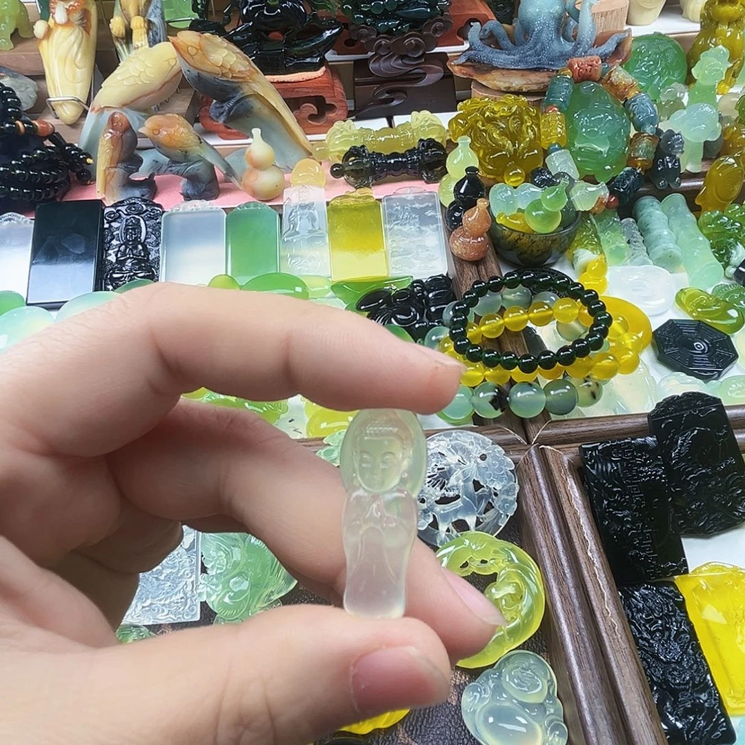 岫玉未镶嵌吊坠(不含链)