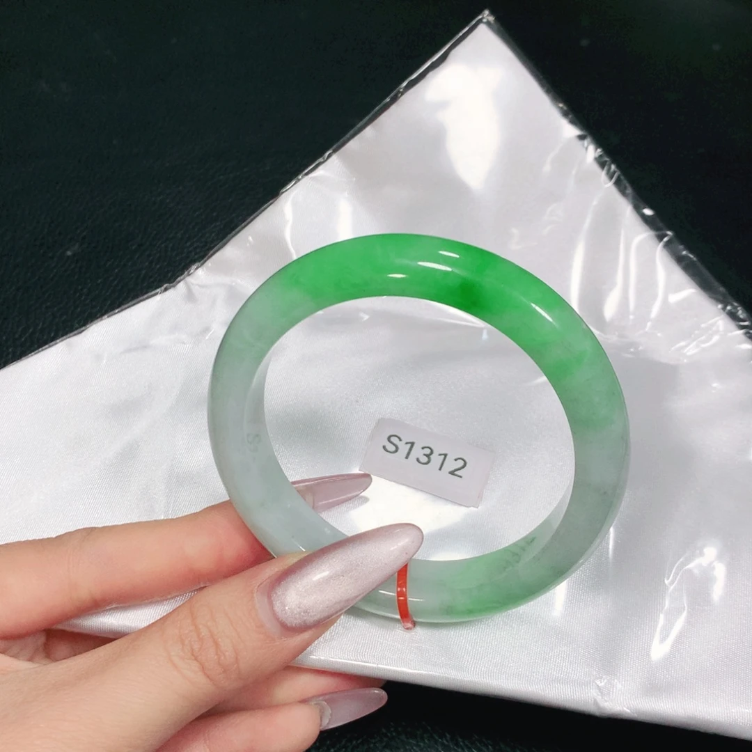 翡翠未镶嵌手镯S1312-04
