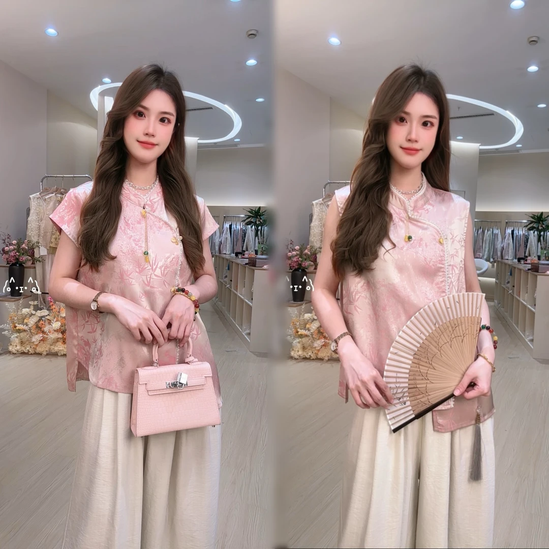 【夏竹】夏季款 重工艺 新中式国风上衣