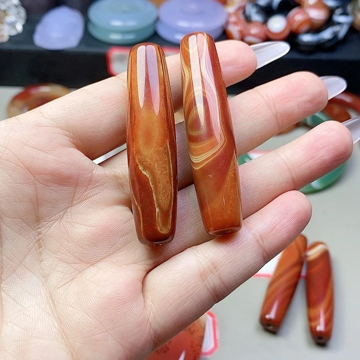 玛瑙/玉髓吊坠(不含链)未镶嵌小**~