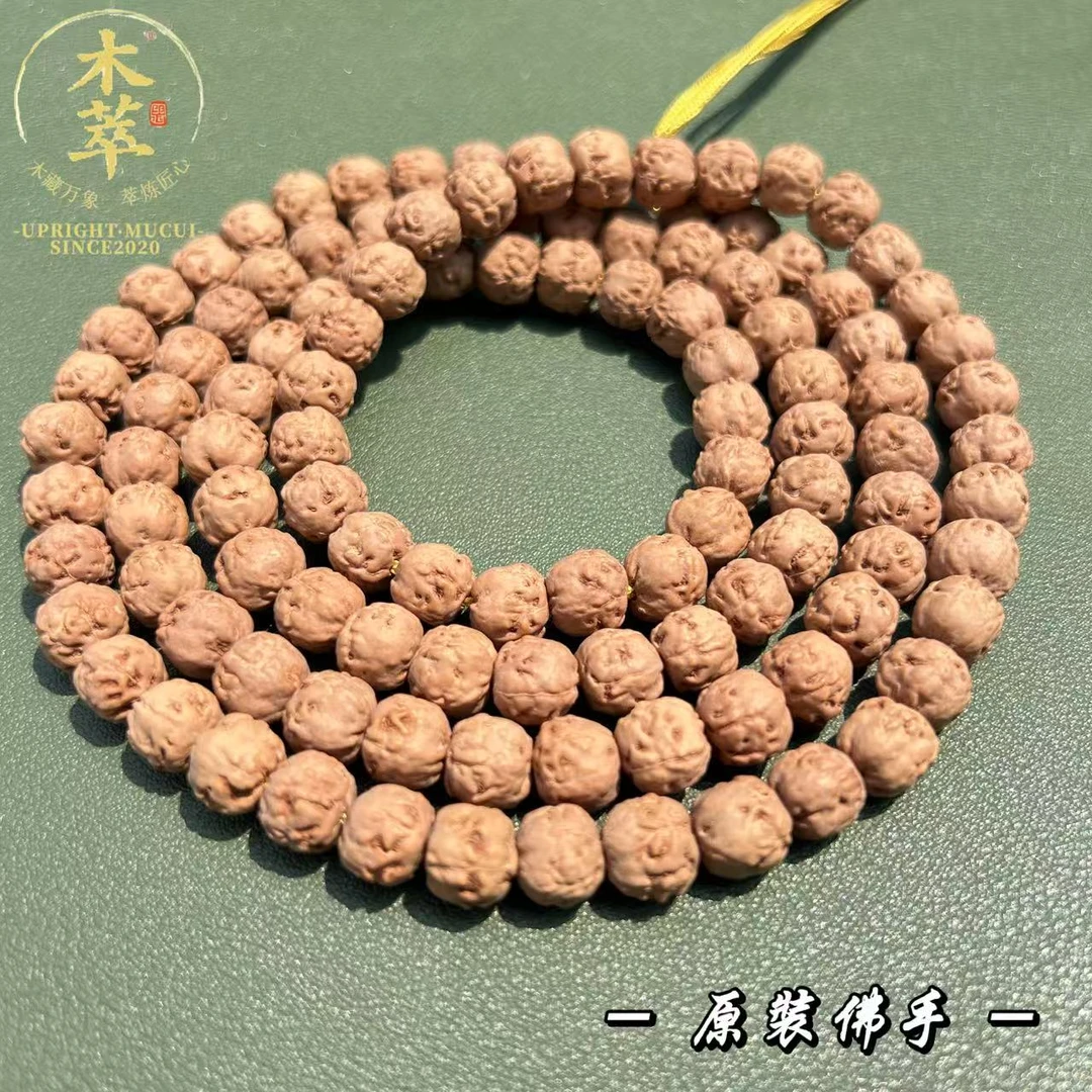 小金刚菩提子【五爪金龙原桩佛手】手持手串100颗左右有歪籽慎买14