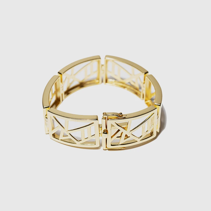 铜合金手镯 RC RETRO CHIC 意大利复古时尚首饰 守护之盾手镯