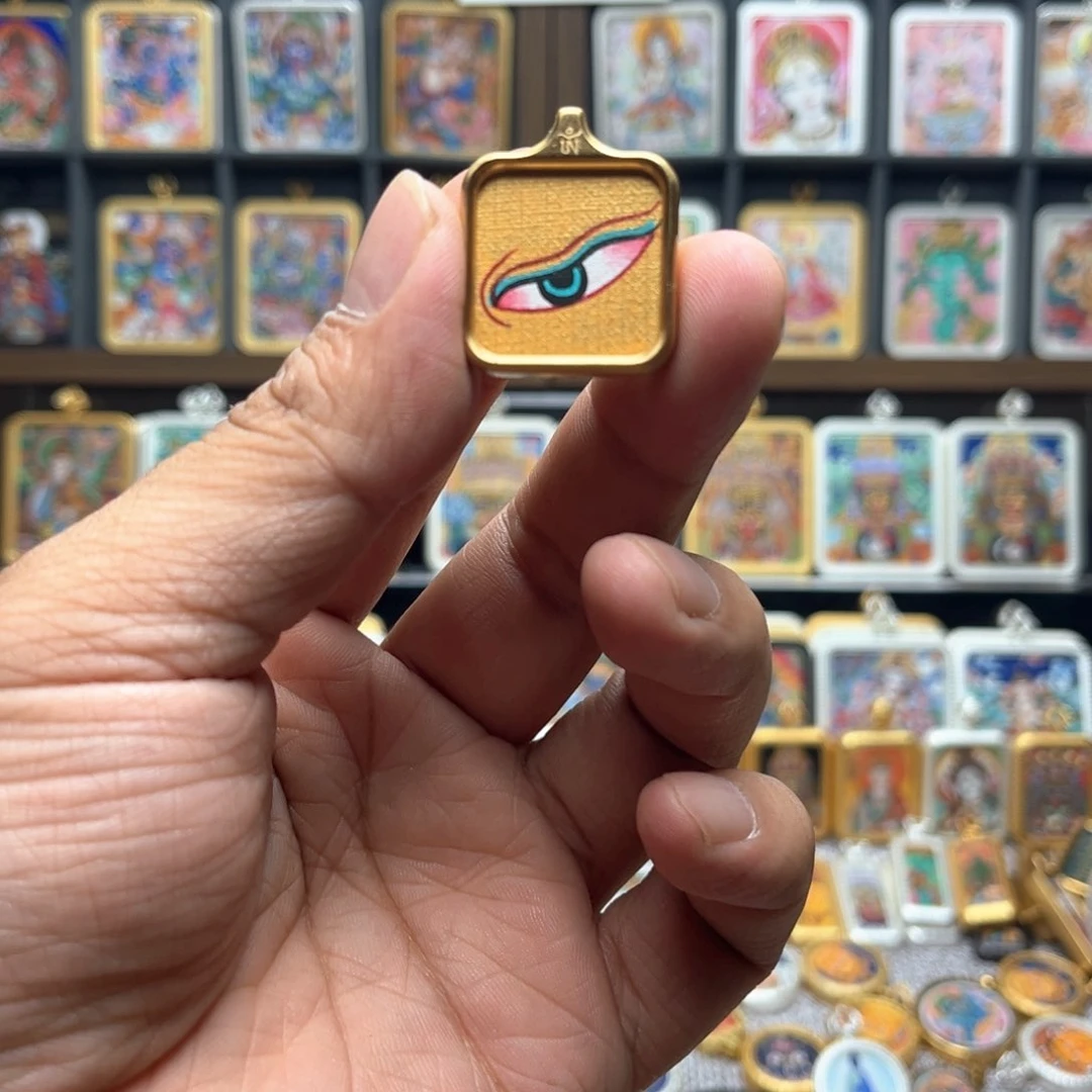 吊坠辣*纯手绘文殊眼睛