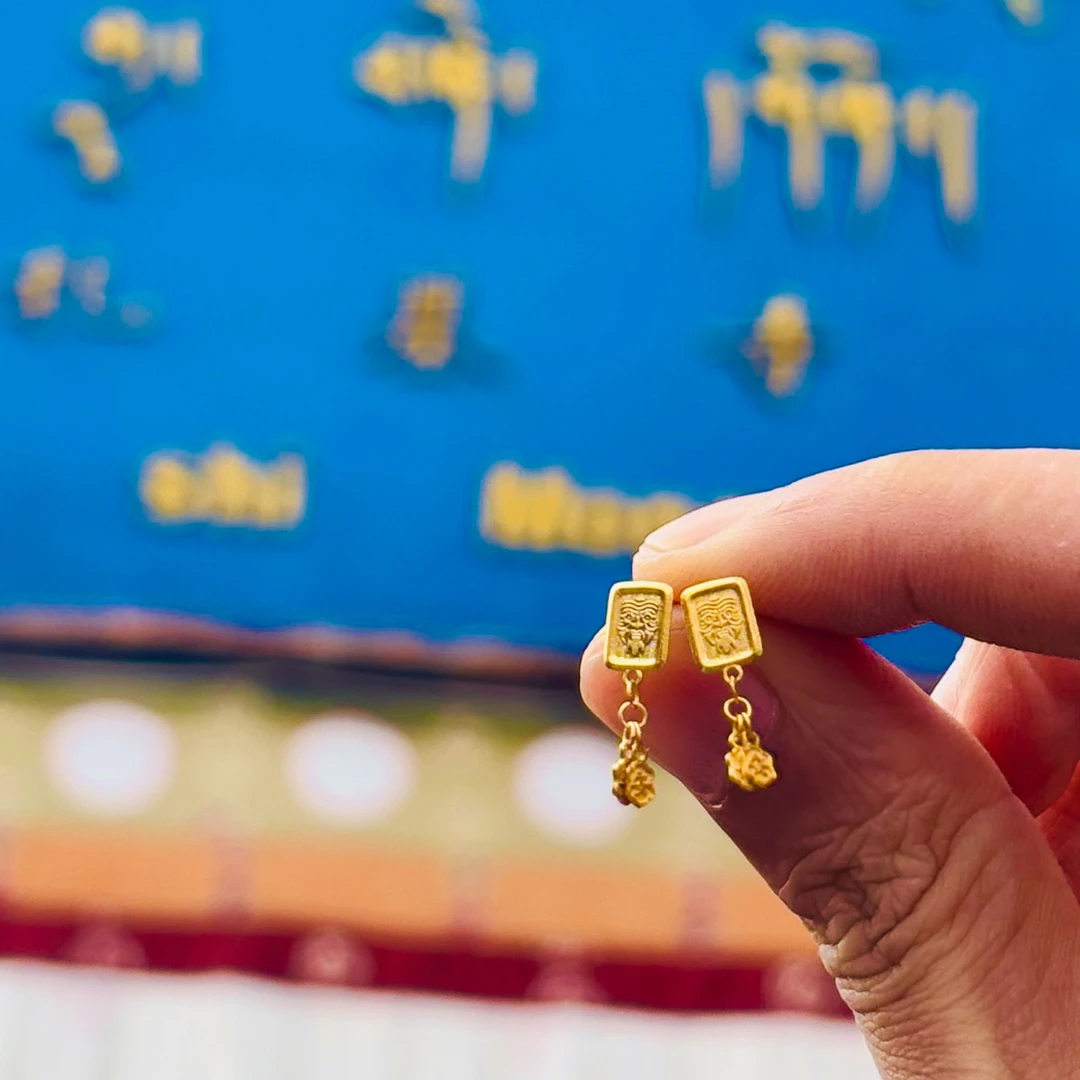 【不二】K金扎基耳钉