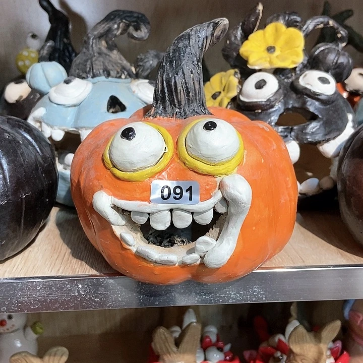 摆件直播间手工陶瓷摆件091