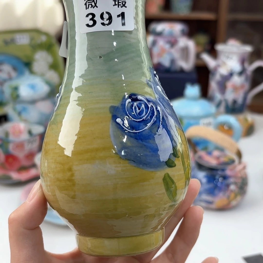景德镇手绘高温釉下彩陶瓷茶具