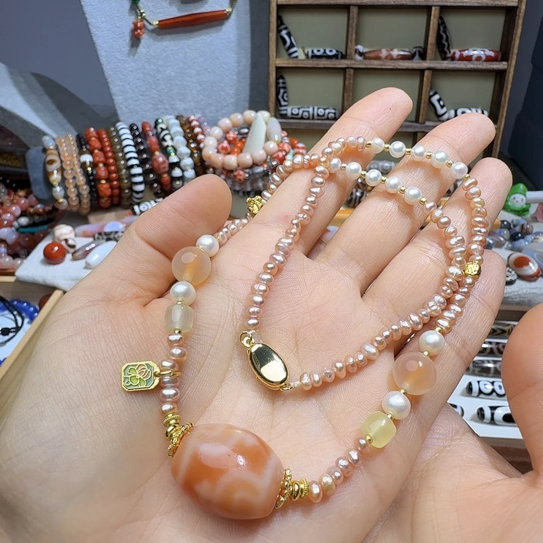 玛瑙/玉髓未镶嵌颈饰