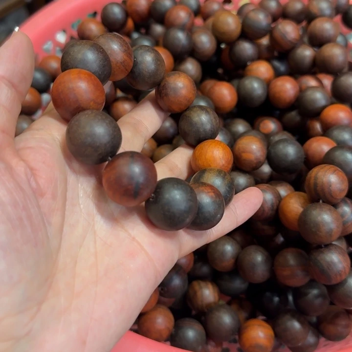 交趾黄檀（大红酸枝）酸枝原木2.0手串