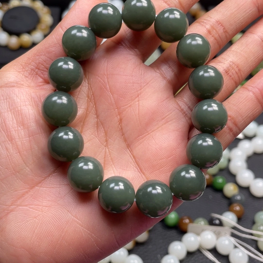 和田玉未镶嵌手链