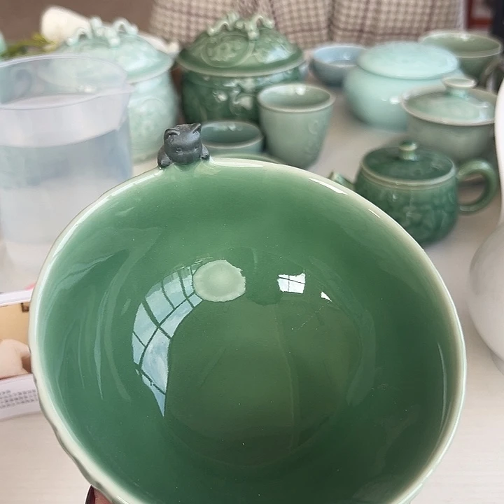 小米茶器龙泉青瓷
