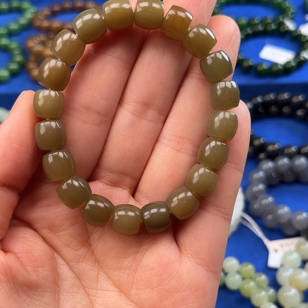 和田玉未镶嵌手链