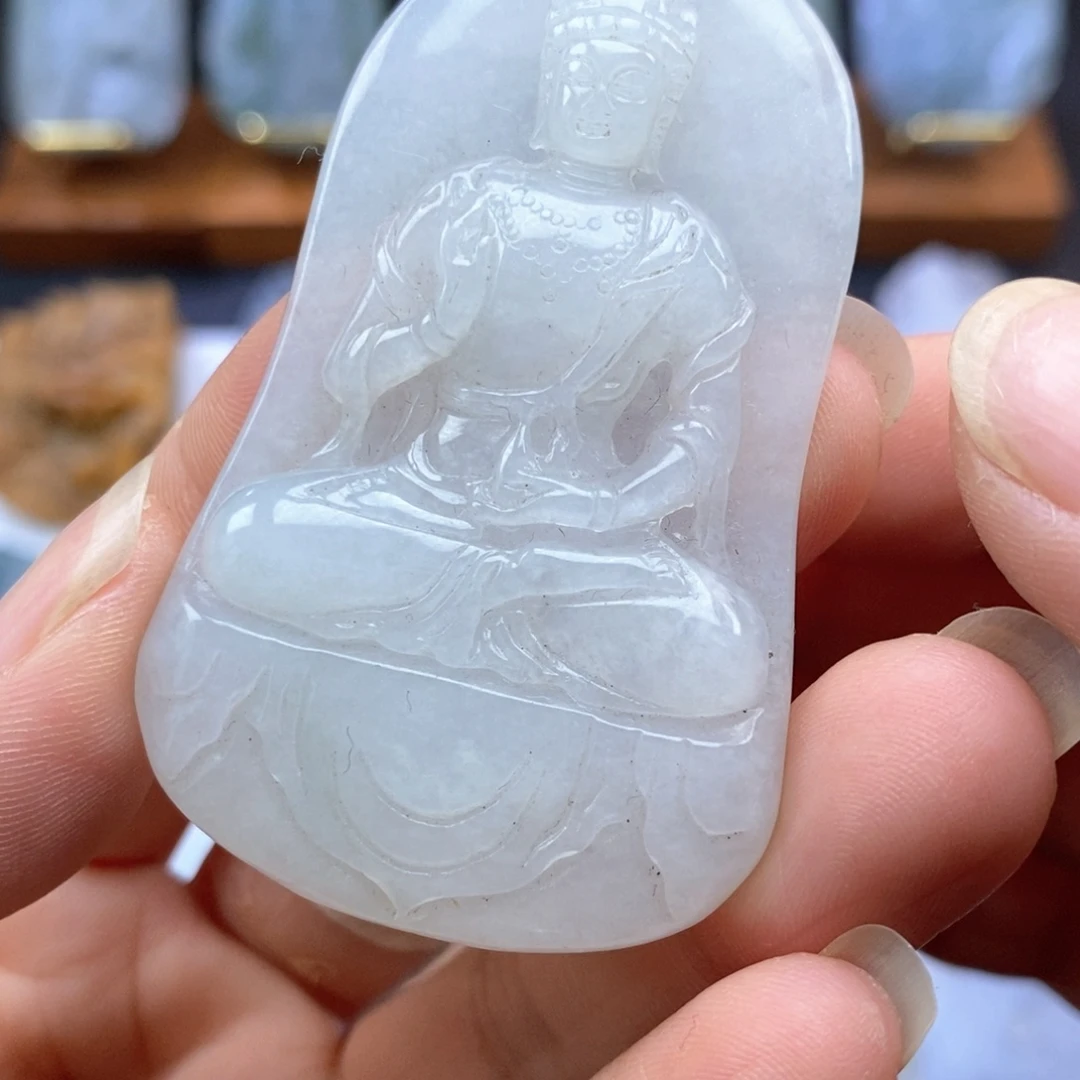 定制翡翠未镶嵌观音